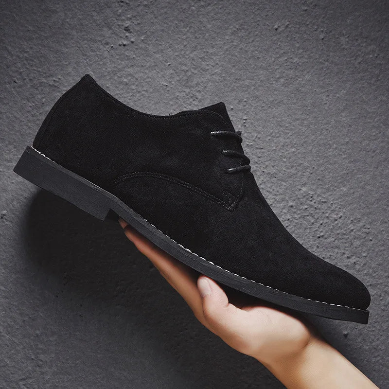 Scarpe Oxford in Camoscio Roma