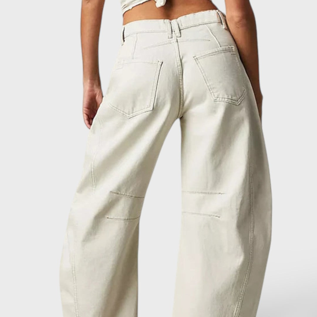 Jeans Donna a Gamba Larga