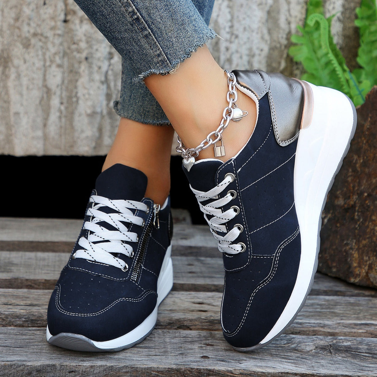 Inga Scarpe Ortopediche Con Supporto Arco Plantare Punta Larga