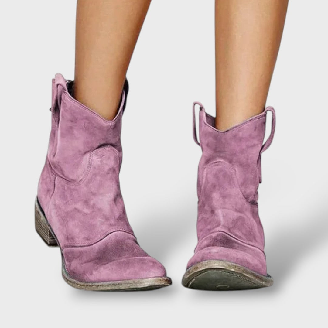 Stivaletti Cowboy Vintage per Donna