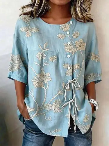 Celestina | Blusa floreale elegante