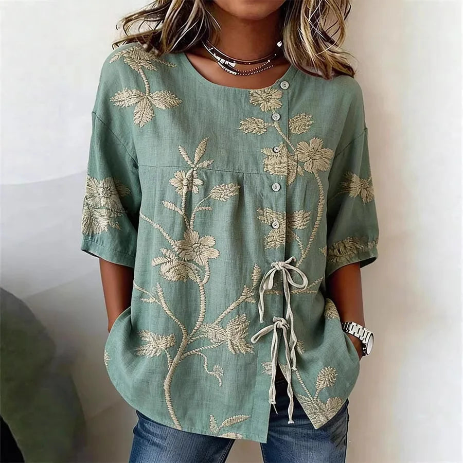 Celestina | Blusa floreale elegante