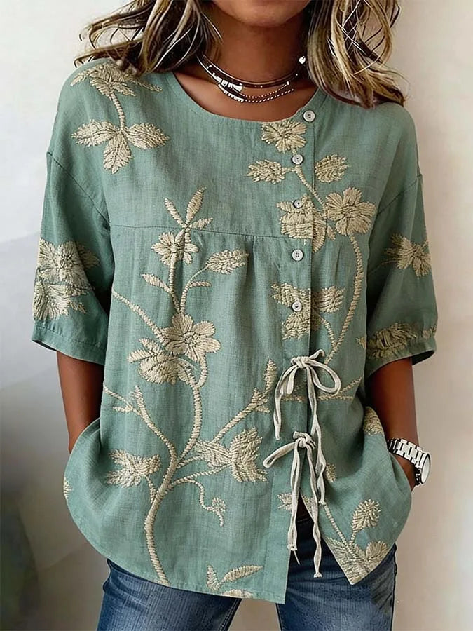 Celestina | Blusa floreale elegante