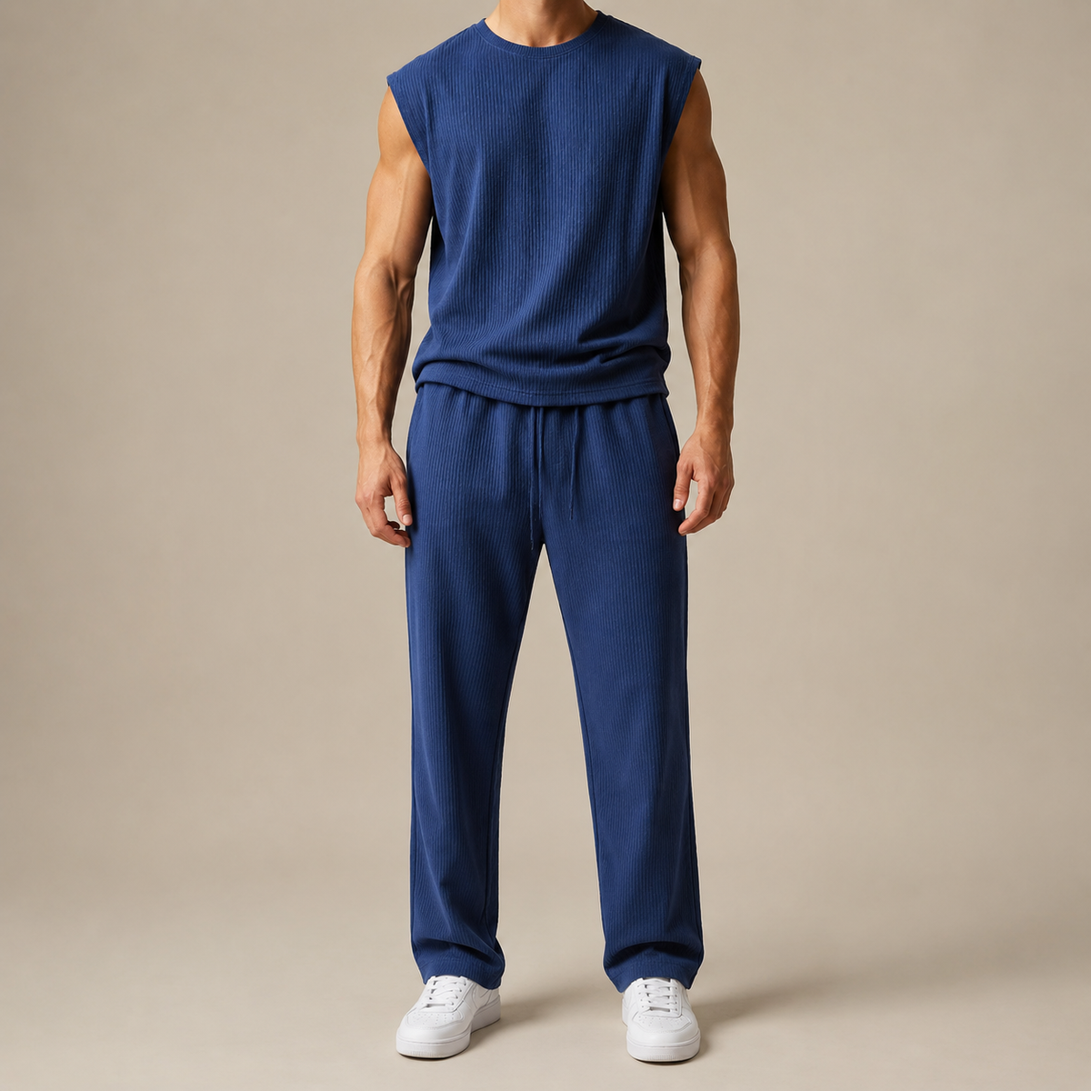 Completo in Maglia Senza Maniche