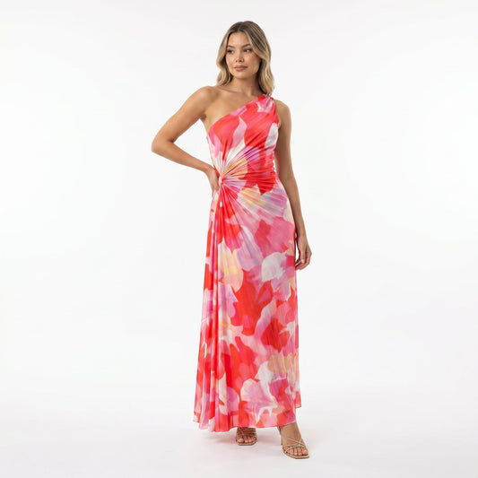 Gemma-Vestito plissettato estivo