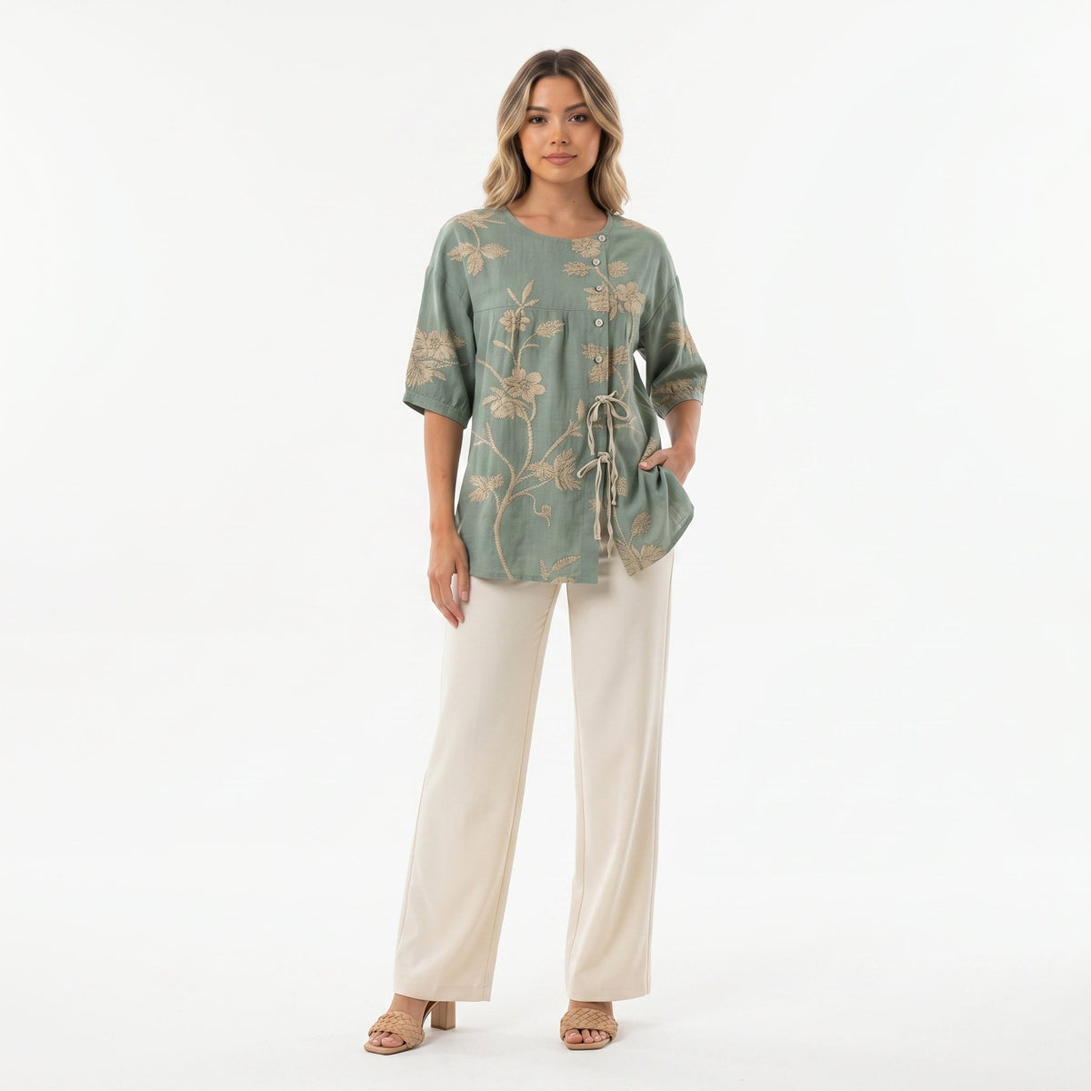 Celestina | Blusa floreale elegante