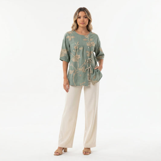 Celestina | Blusa floreale elegante