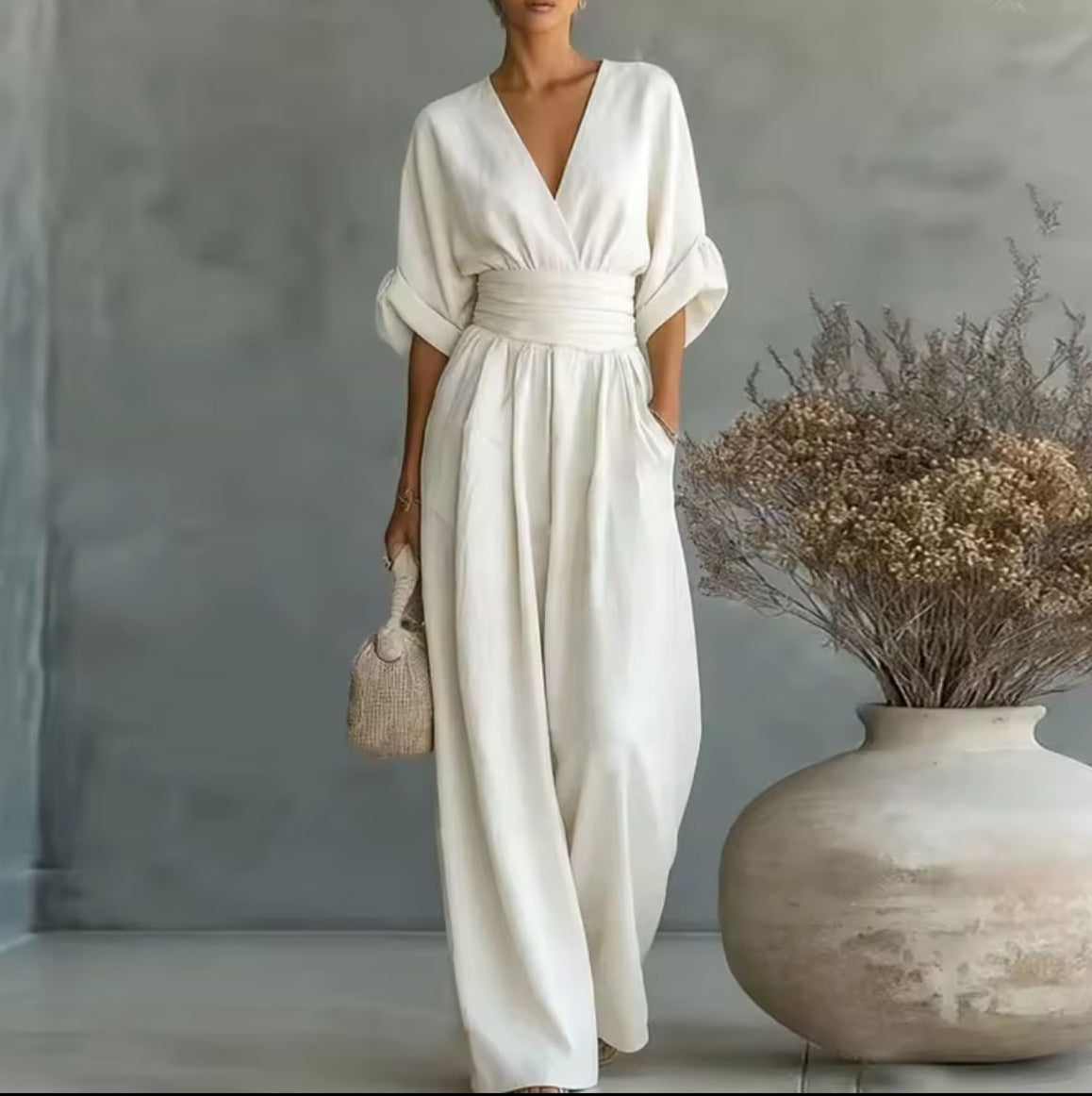 Risel | Elegante tuta a gamba ampia