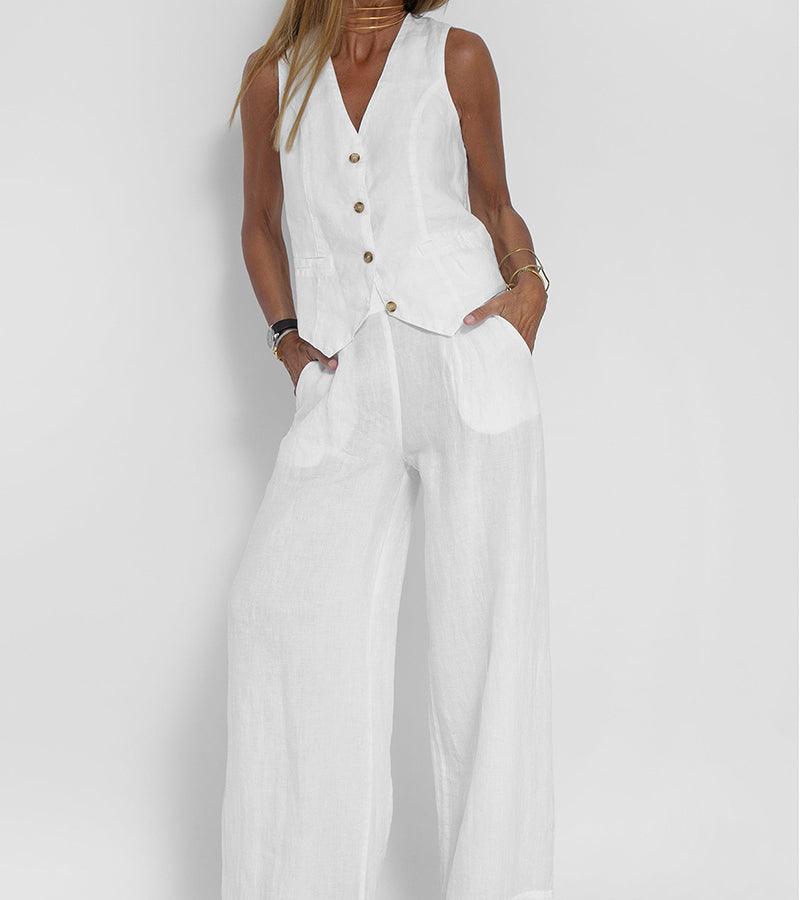 Completo con gilet e pantaloni