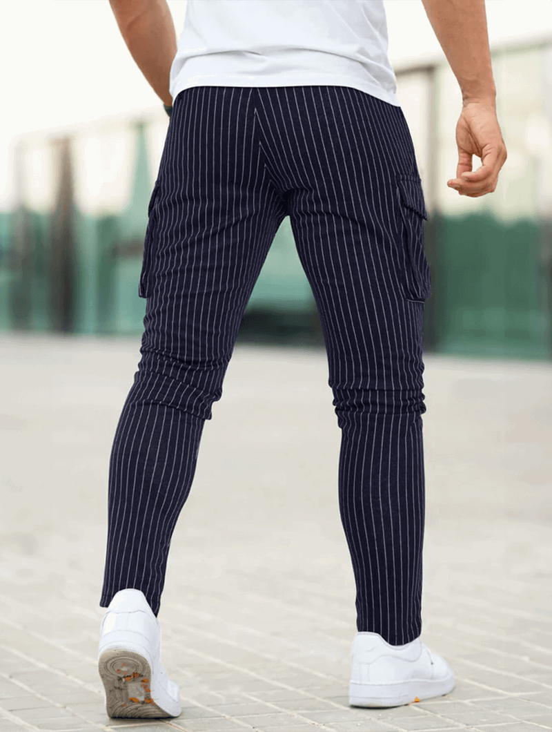 Vittorio Pantaloni Slim Fit - Blu Scuro