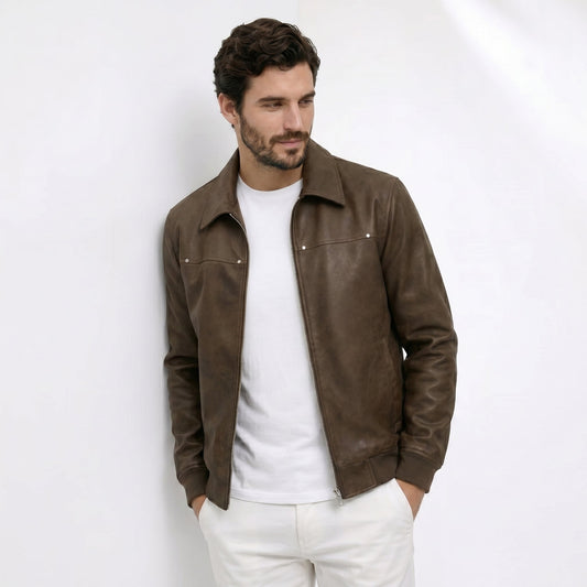 Donovan™ | Giacca Bomber in Pelle