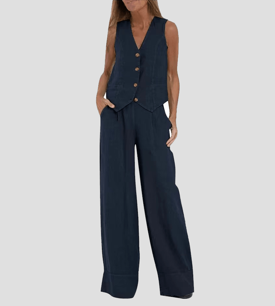 Completo con gilet e pantaloni
