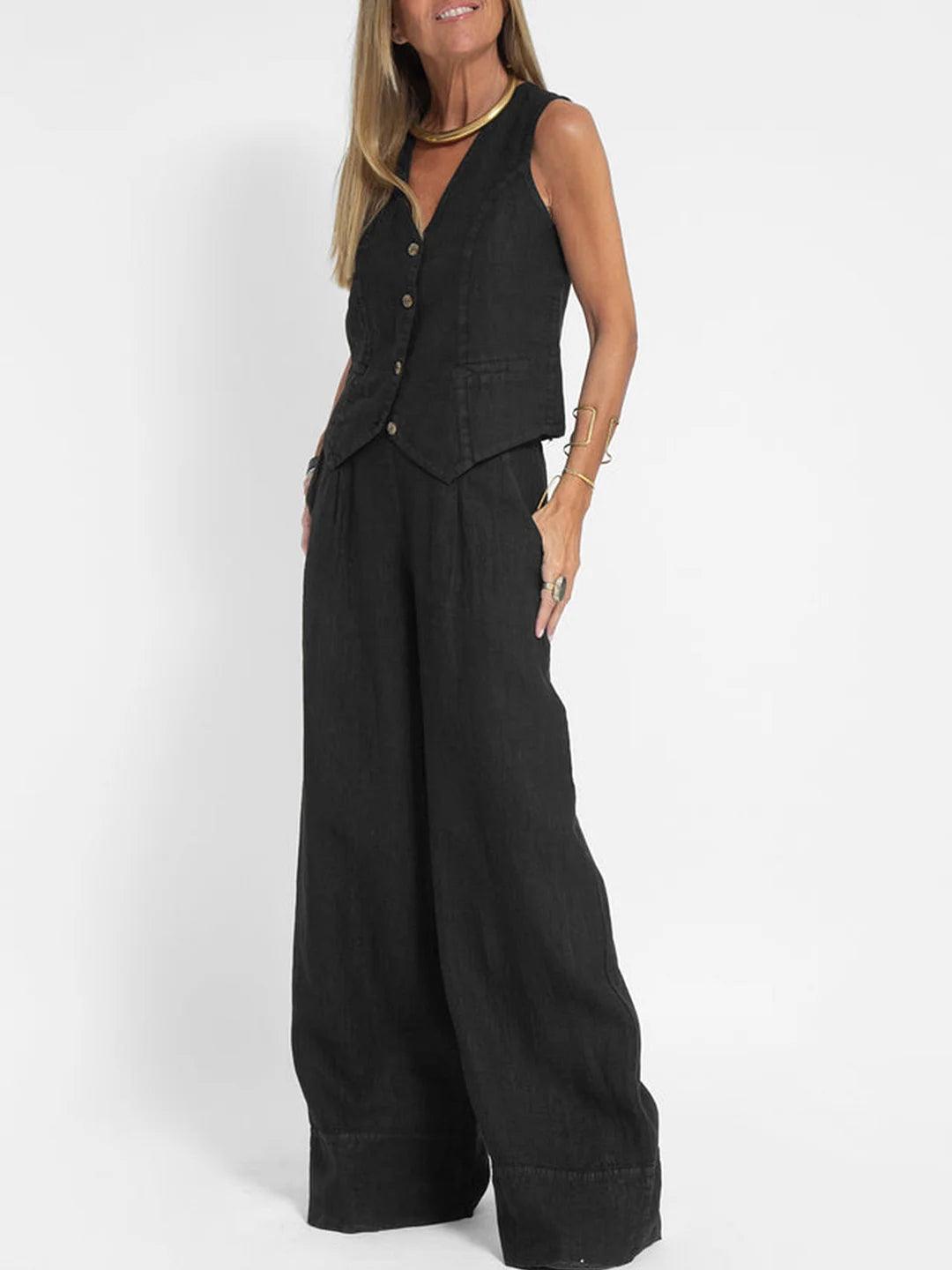 Completo con gilet e pantaloni