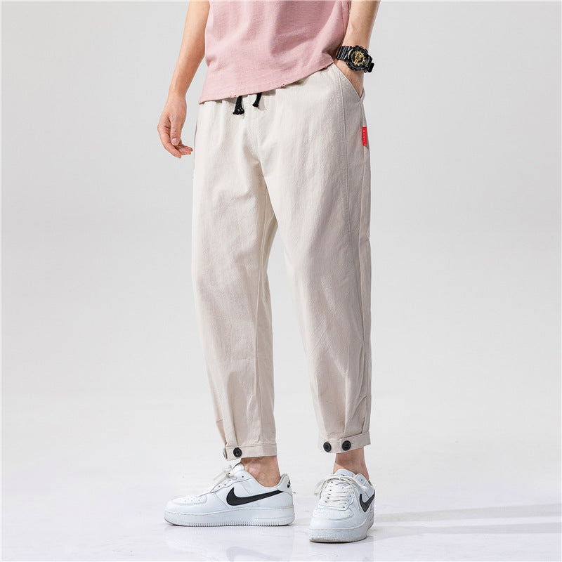 Theo - Pantaloni Aderenti in Cotone