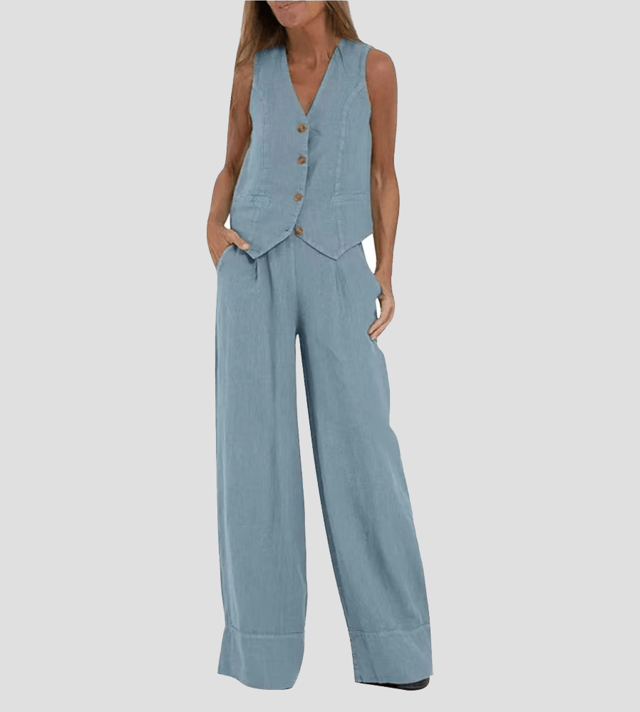 Completo con gilet e pantaloni