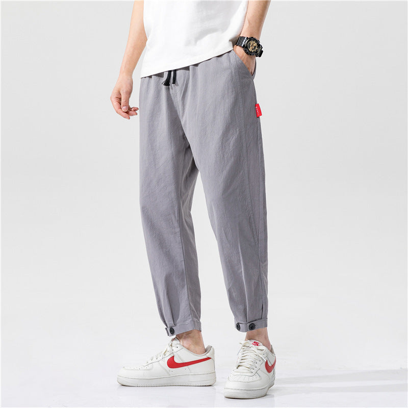 Theo - Pantaloni Aderenti in Cotone