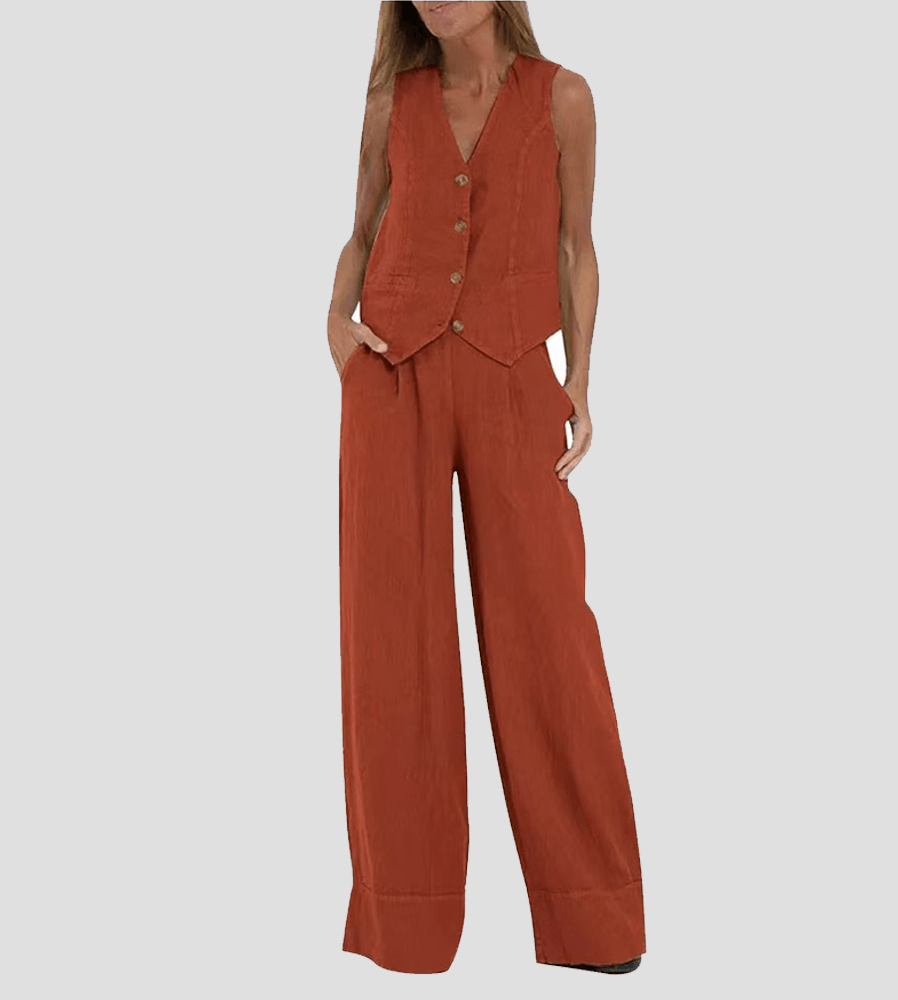 Completo con gilet e pantaloni