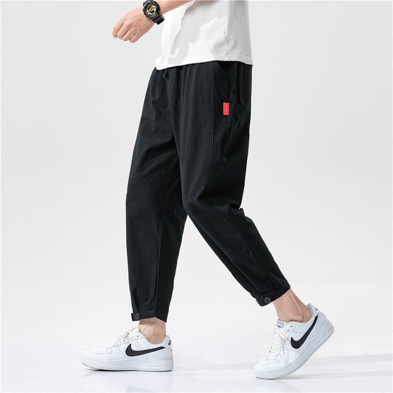 Theo - Pantaloni Aderenti in Cotone