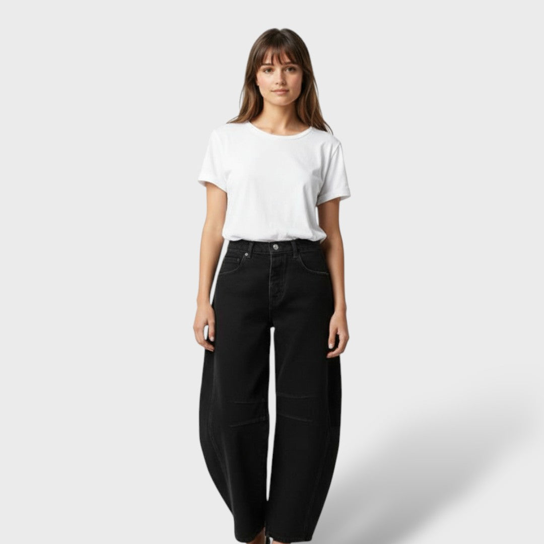 Jeans Donna a Gamba Larga