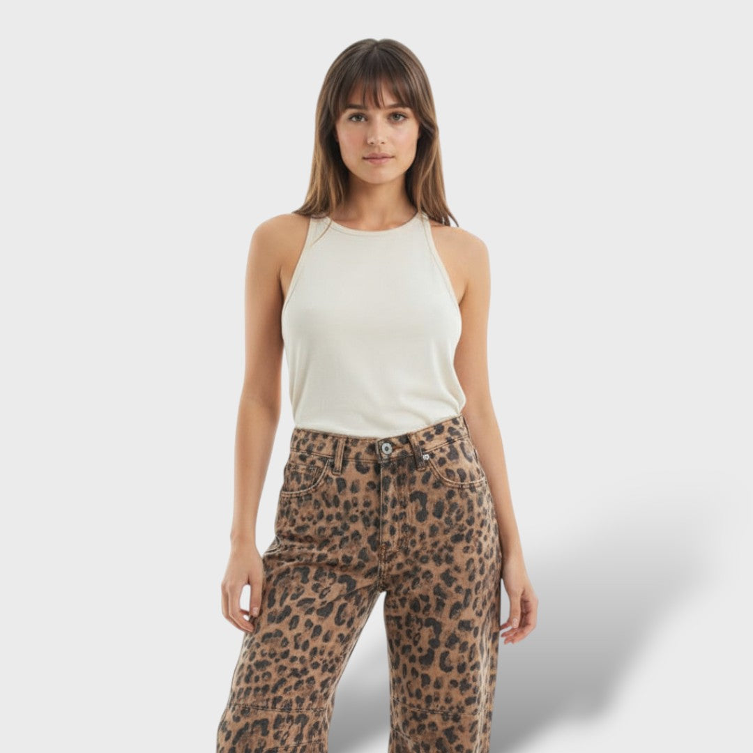 Jeans Donna a Gamba Larga