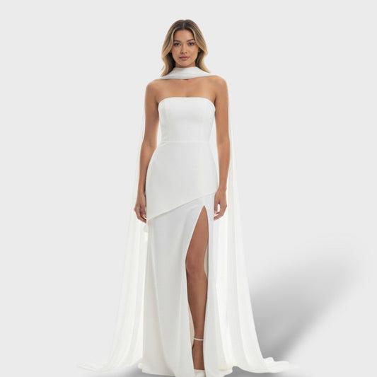 Vestito Maxi Elegante con Apertura