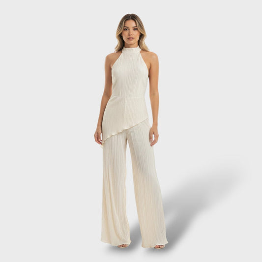 Completo Elegante Plissettato Donna