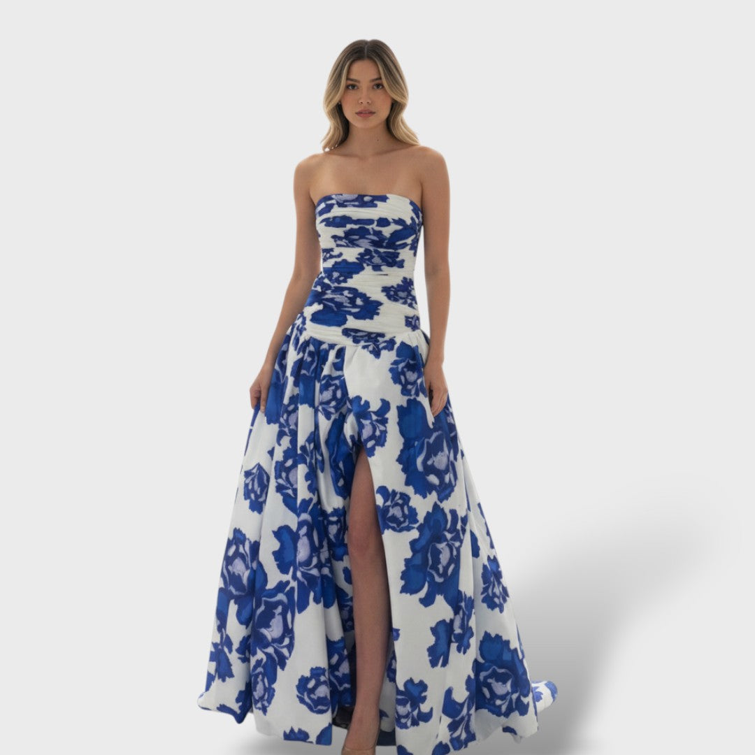 Vestito Maxi Floreale Elegante Donna
