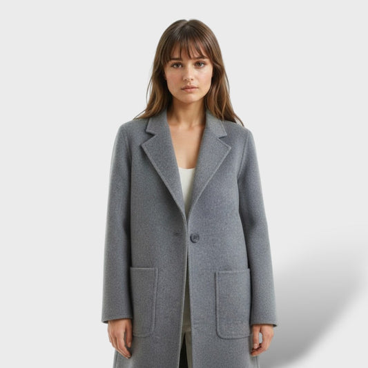 Cappotto di Lana in Stile Coreano da Donna