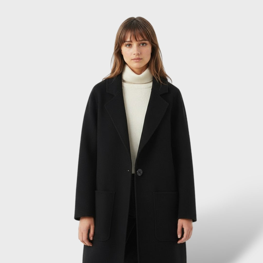 Cappotto di Lana in Stile Coreano da Donna