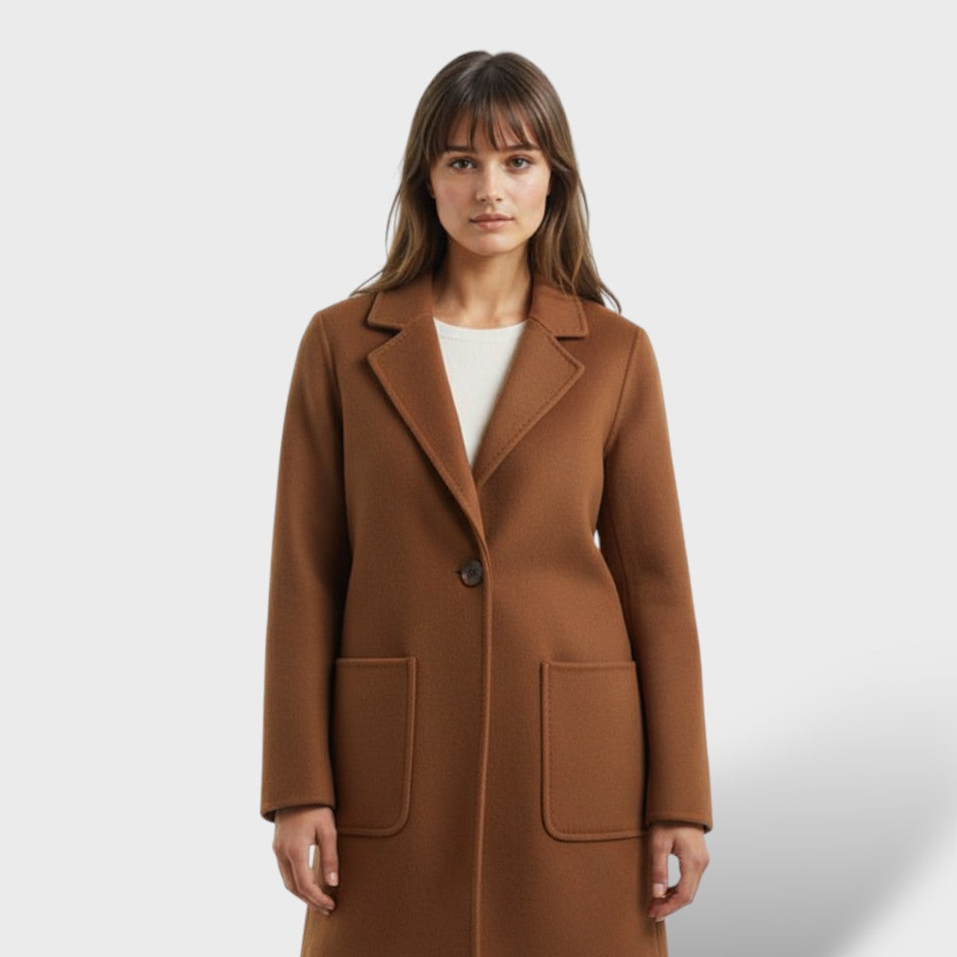 Cappotto di Lana in Stile Coreano da Donna