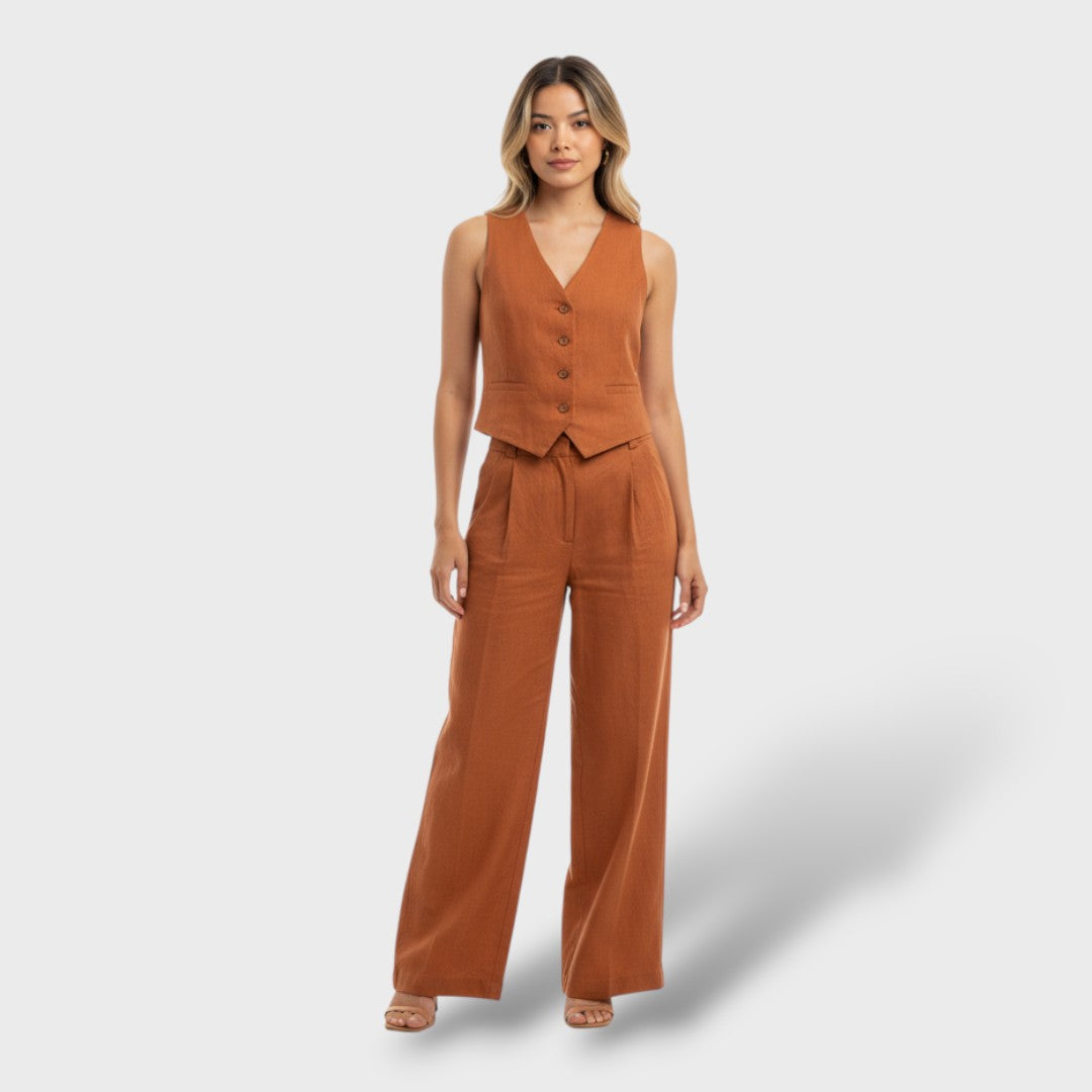 Completo Donna Cotone e Lino Casual Elegante