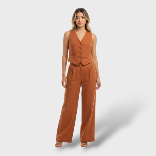 Completo Donna Cotone e Lino Casual Elegante