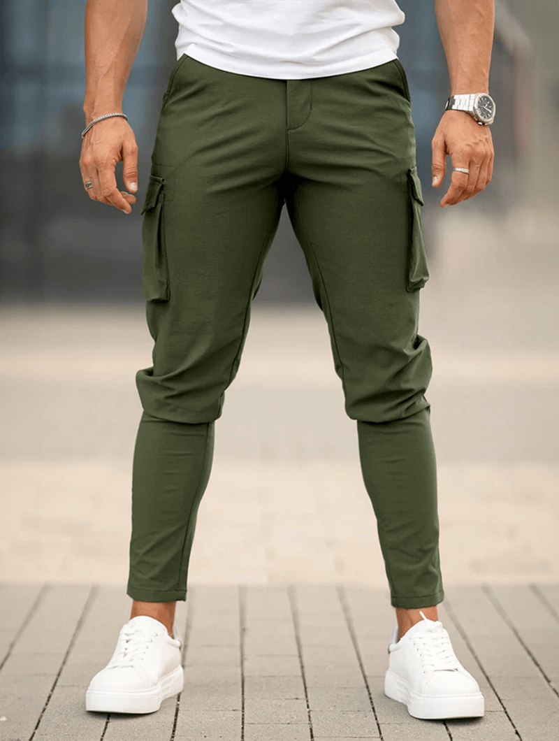 Franco Pantaloni Cargo - Verde