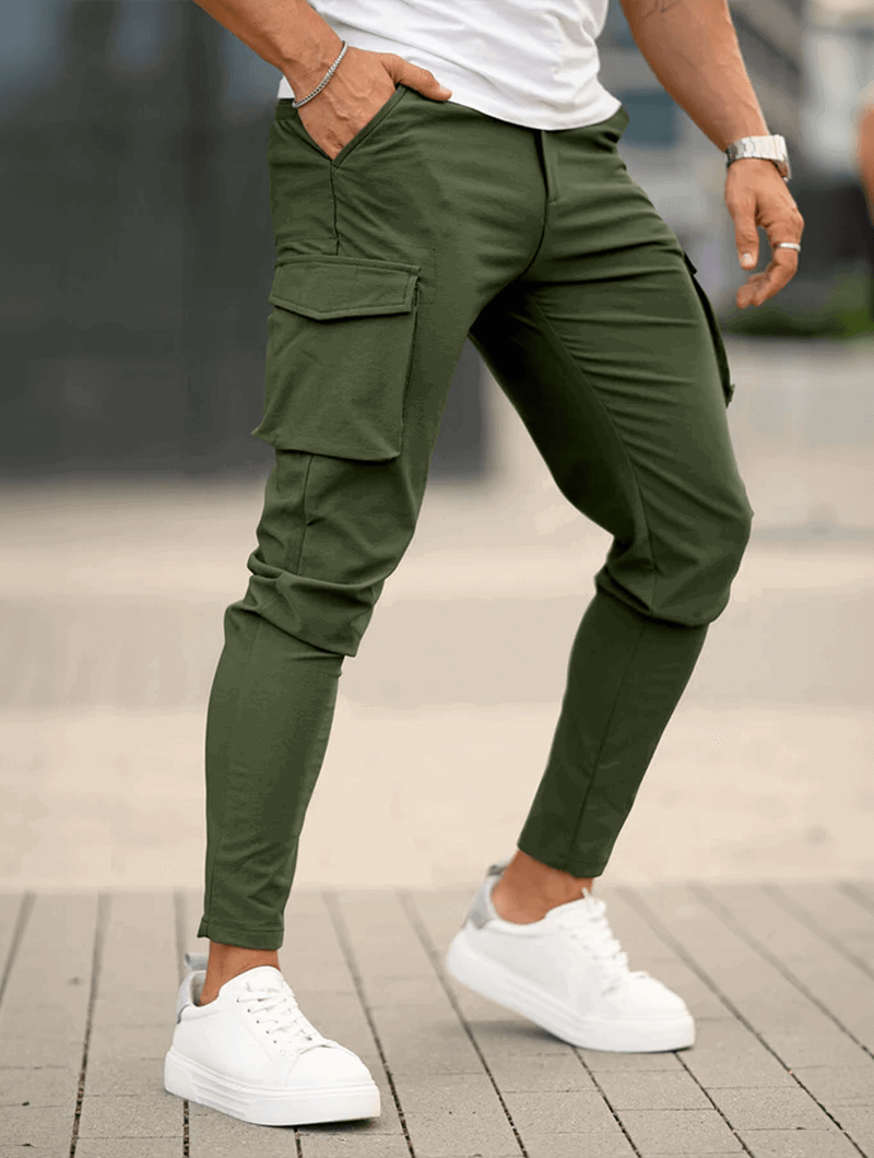 Franco Pantaloni Cargo - Verde