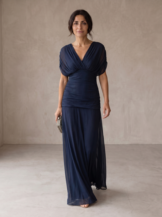 Avery | Abito blu elegante