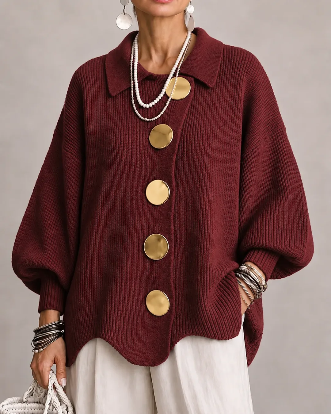 REAL | Cardigan oversize in edizione limitata