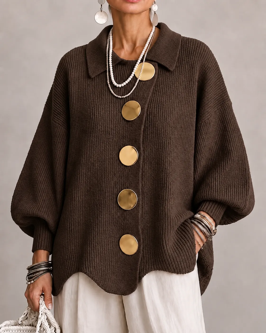 REAL | Cardigan oversize in edizione limitata