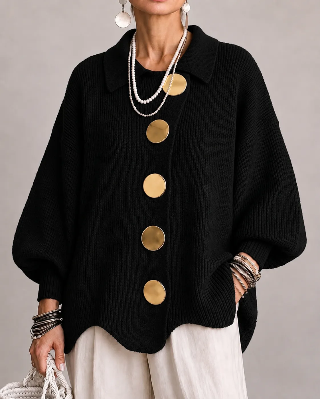REAL | Cardigan oversize in edizione limitata