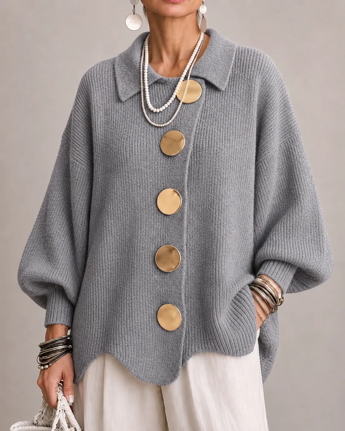 REAL | Cardigan oversize in edizione limitata
