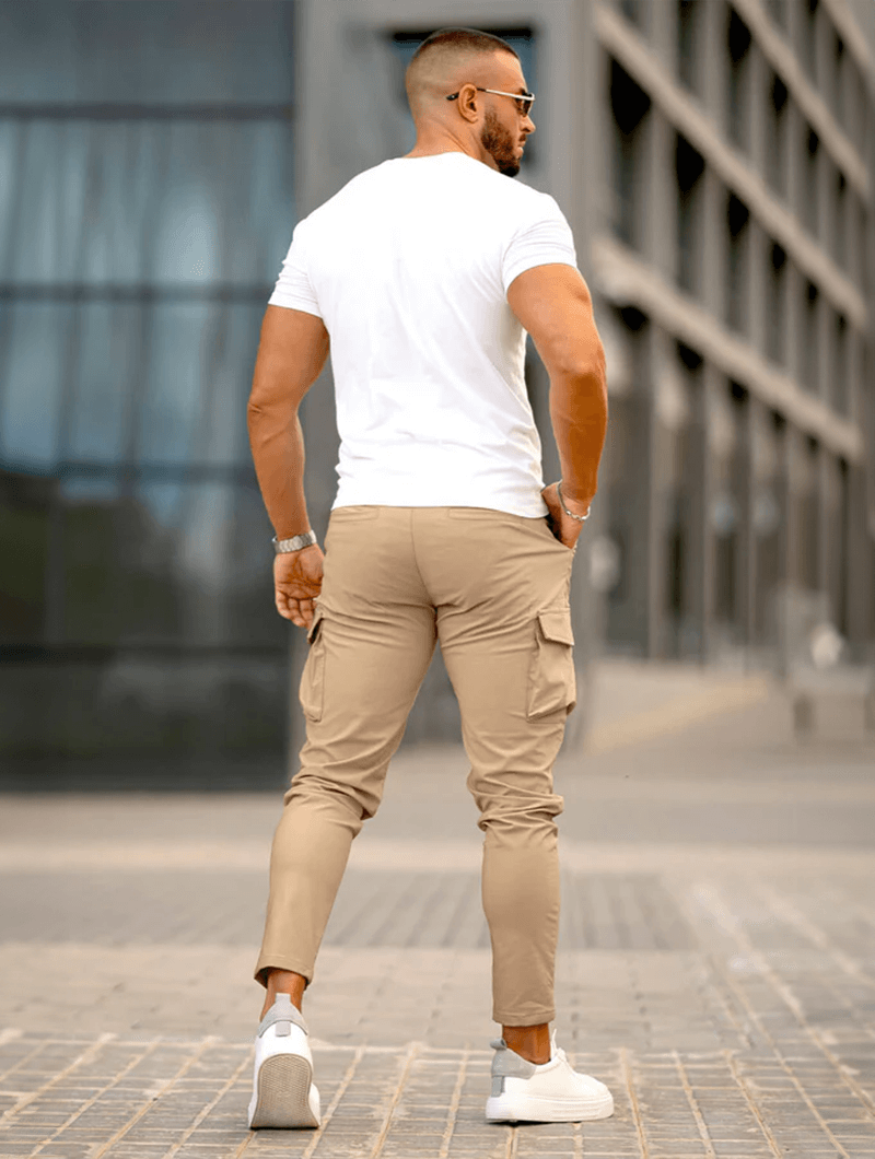 Franco Pantaloni Cargo - Kaki