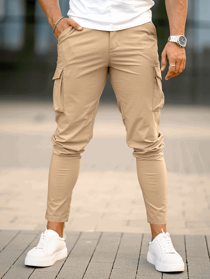 Franco Pantaloni Cargo - Kaki
