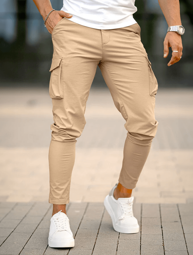 Franco Pantaloni Cargo - Kaki