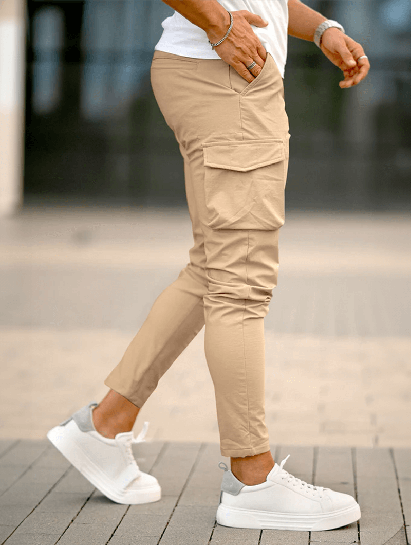 Franco Pantaloni Cargo - Kaki