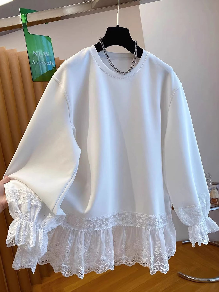 REAL | Felpa in pizzo morbido – edizione limitata