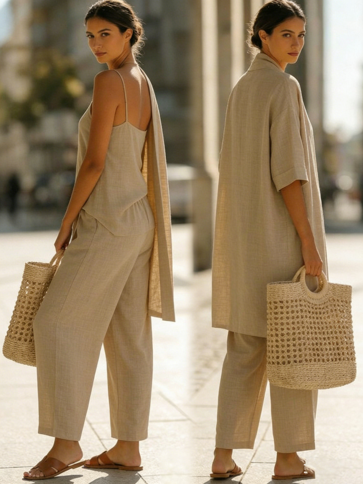 Isa | Completo tre pezzi dall'eleganza naturale