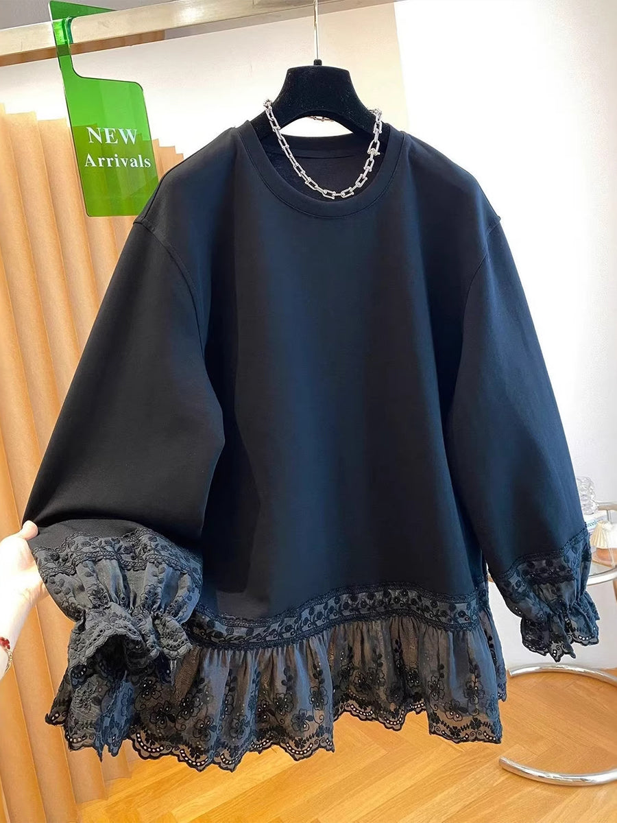 REAL | Felpa in pizzo morbido – edizione limitata